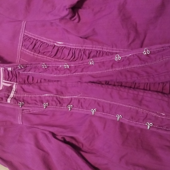 Purple Ruffled Vintage Jacket Blazer - Picture 6 of 6